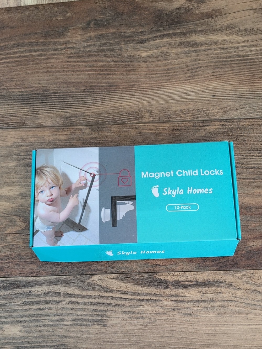 Skyla Homes Magnet Child Safety Cabinet Locks 12-pack NIB